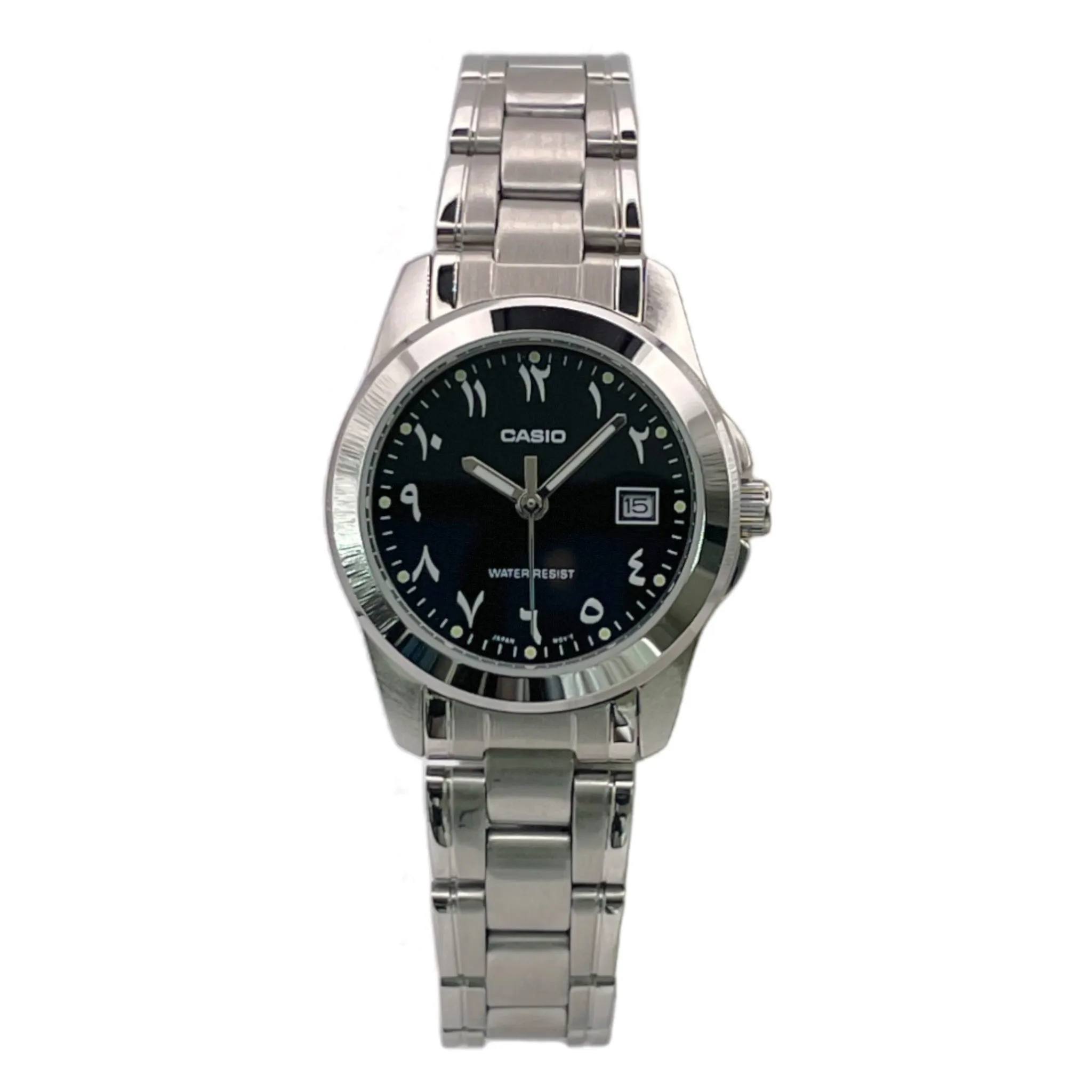 Montre Casio Arabic Dial Femme LTP-1215A-1B3 Noir