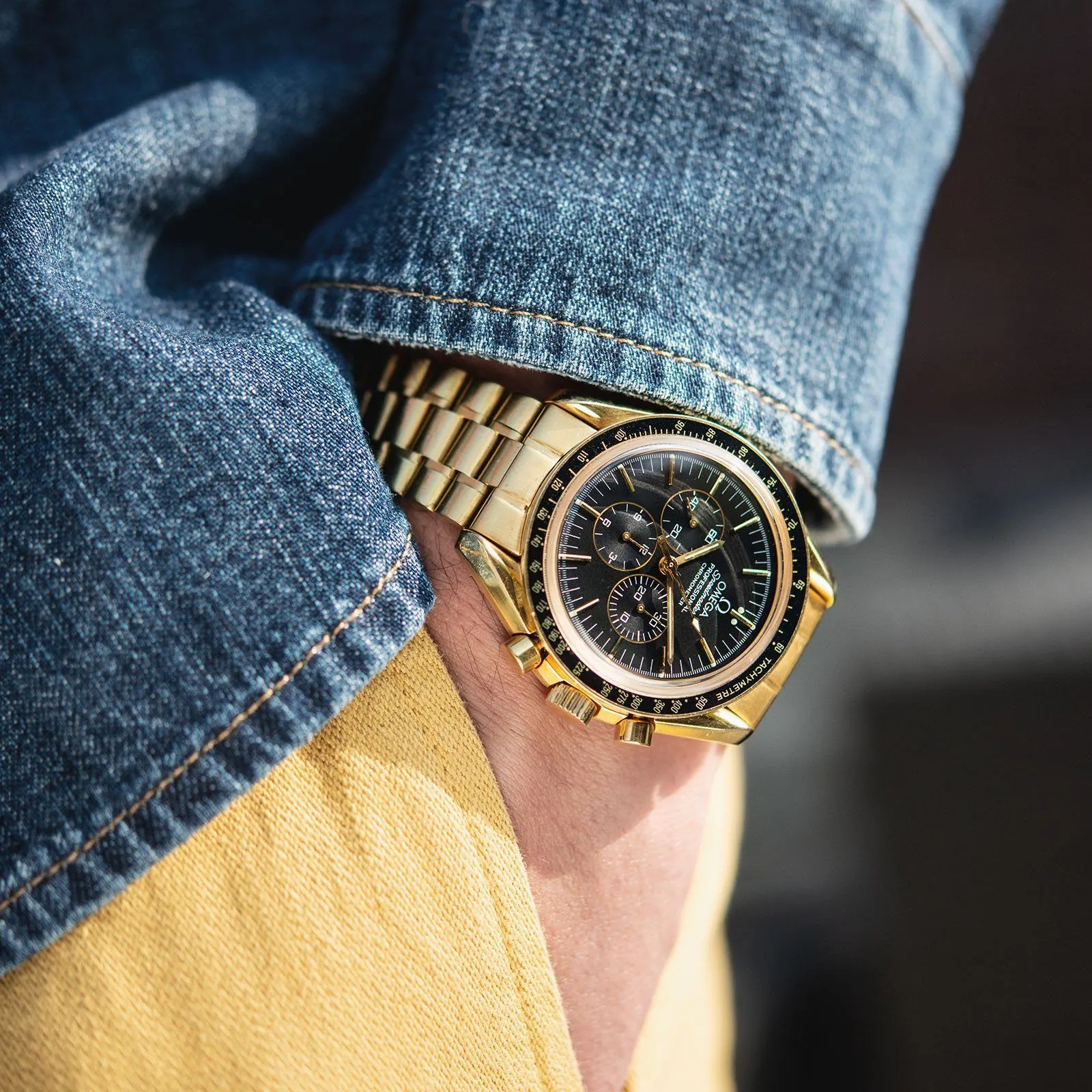 Omega Golden Nugget Speedmaster 31945000