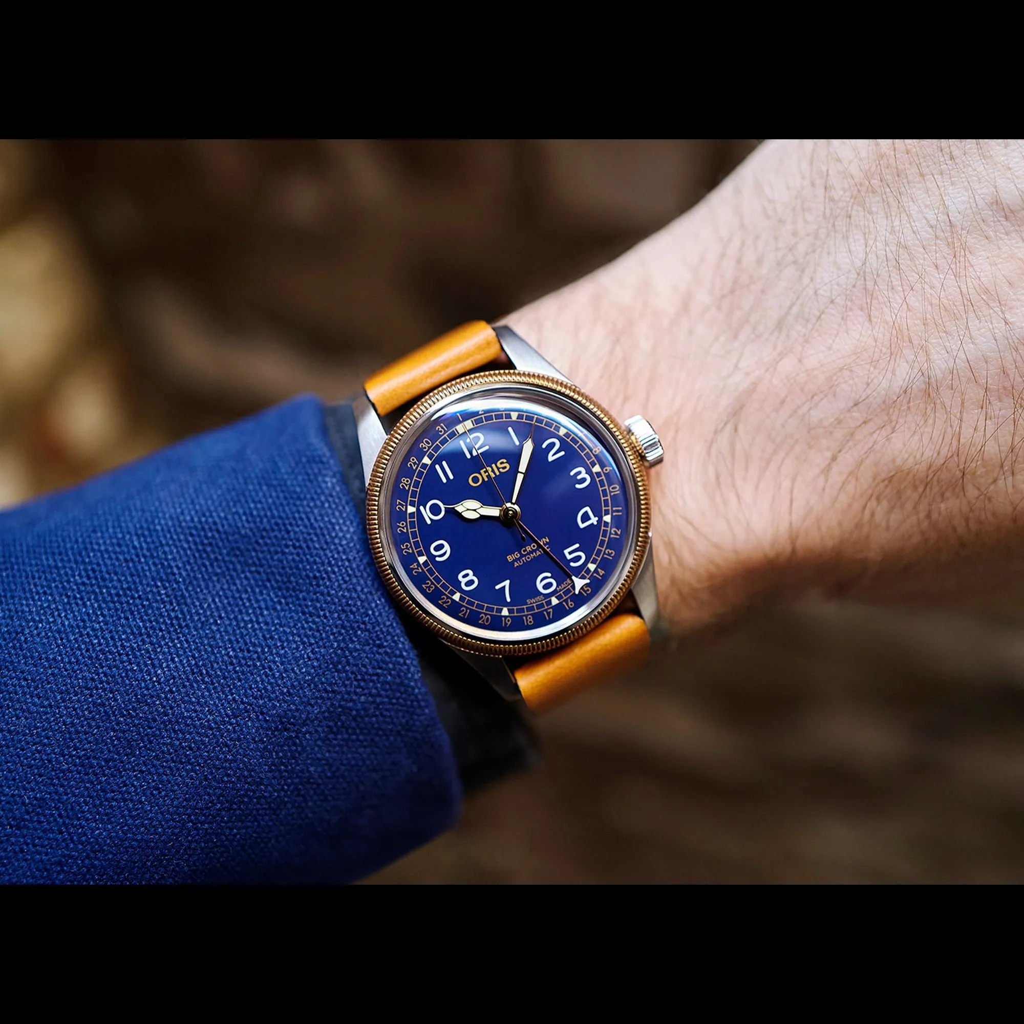Oris - Big Crown Pointer Date Blue Arab 40mm