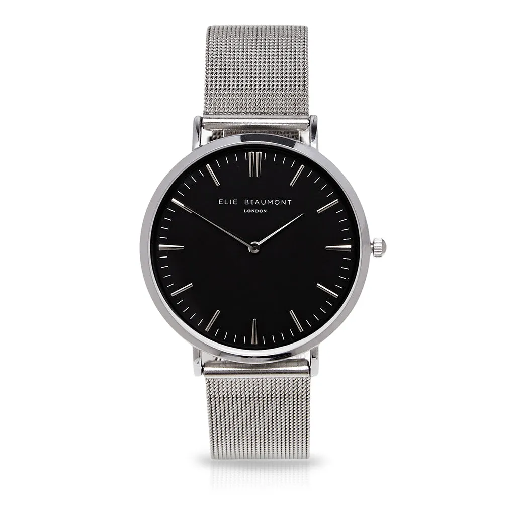Oxford Large Mesh Silver/Black