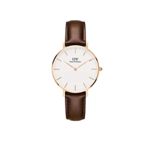 Petite 32mm Bristol - Rose Gold & White Watch