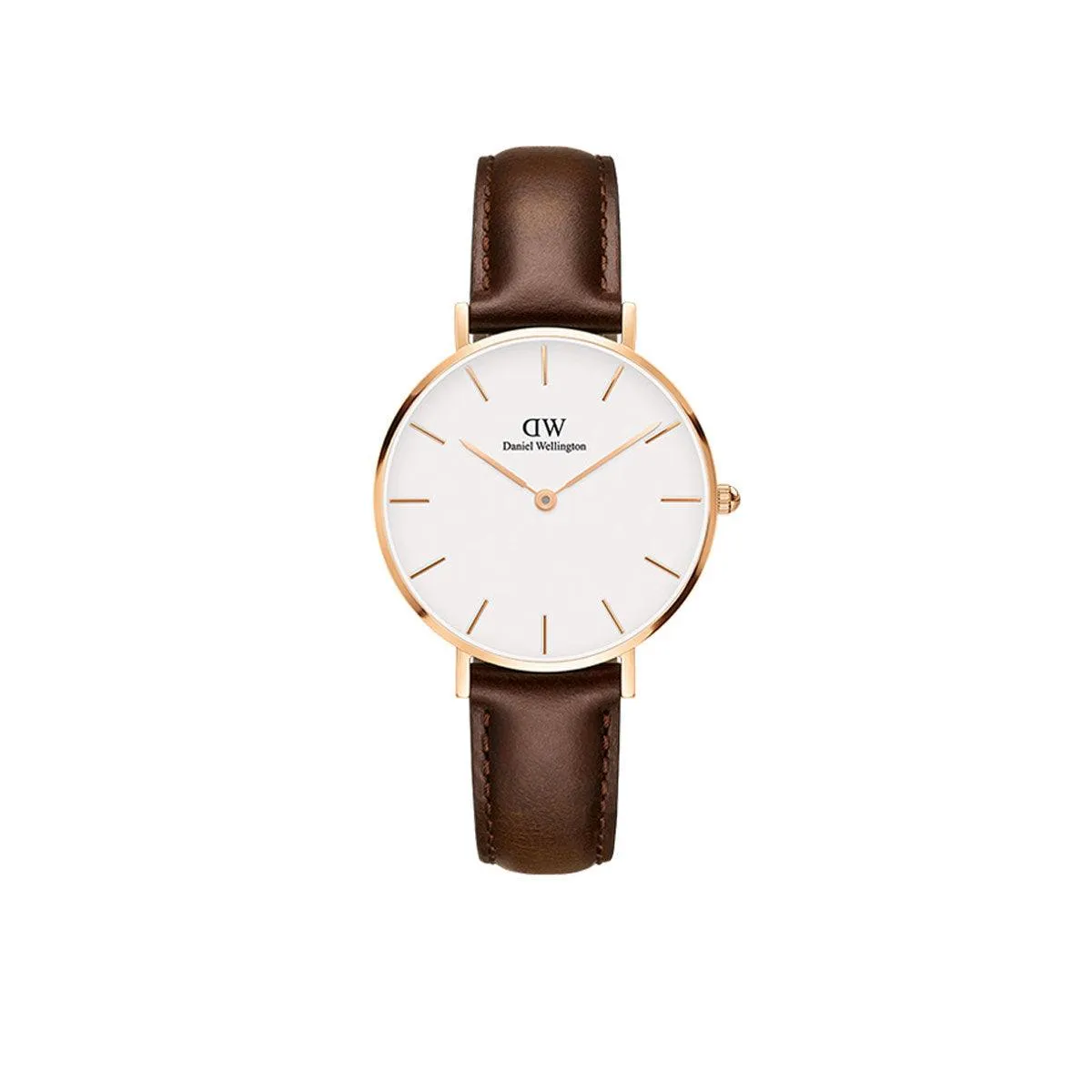Petite 32mm Bristol - Rose Gold & White Watch