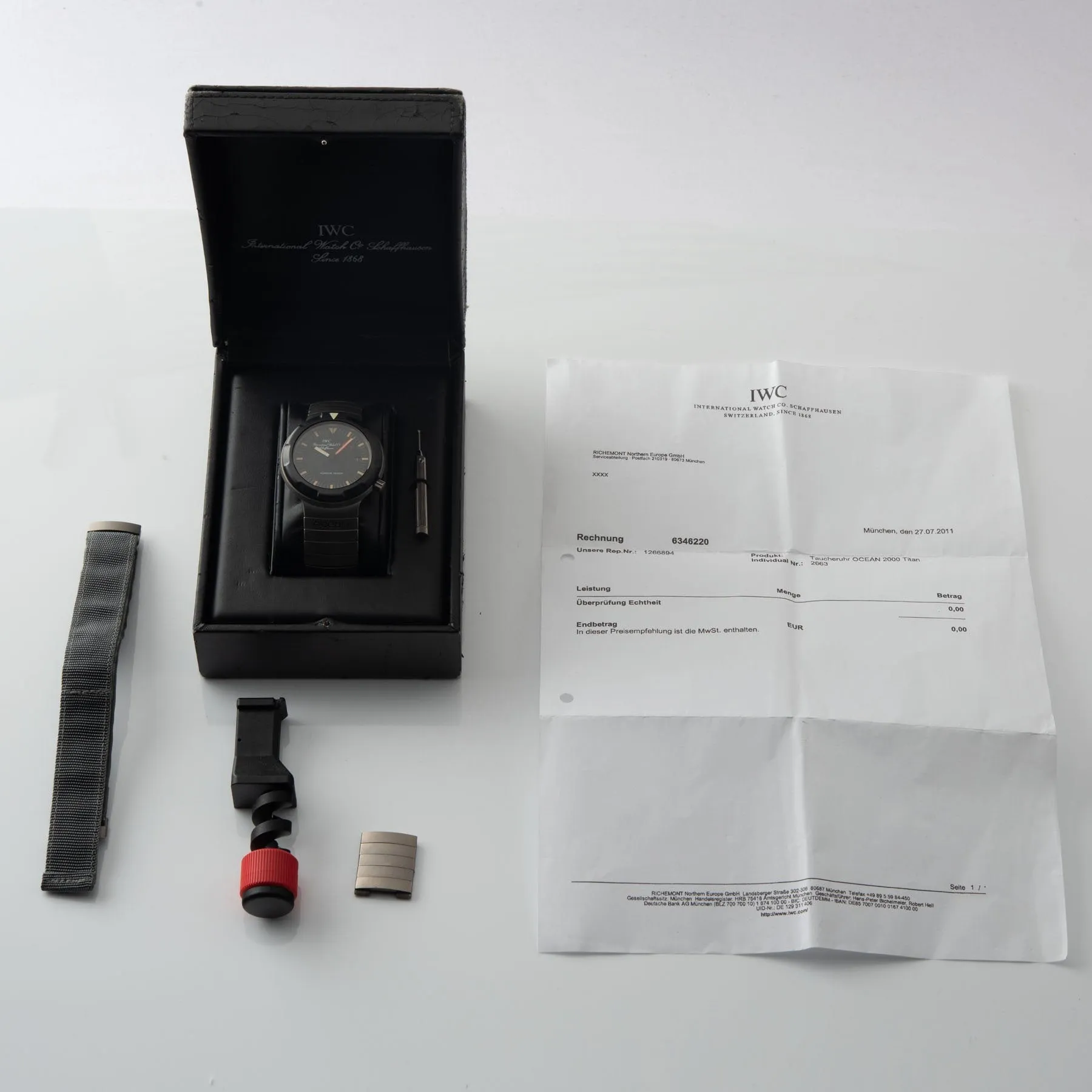 Porsche design by IWC Ocean 2000 issued ref. 3314