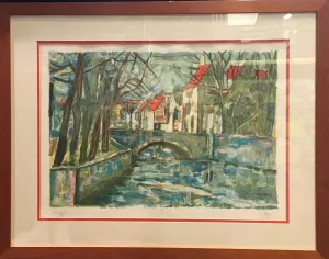 "Street of Italy" Original Limited Edition Print #214/275,  Signed - $2K VALUE*