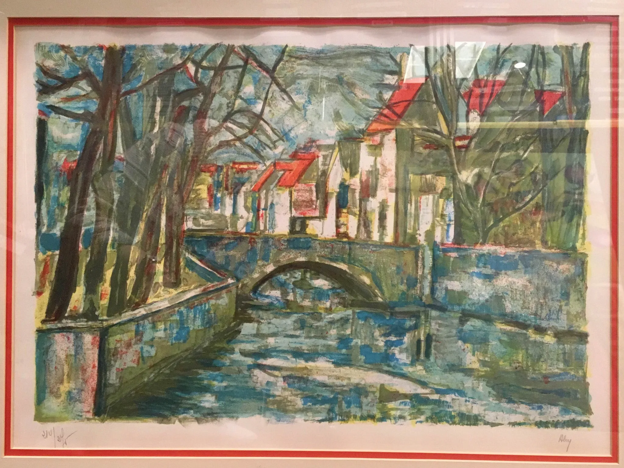 "Street of Italy" Original Limited Edition Print #214/275,  Signed - $2K VALUE*
