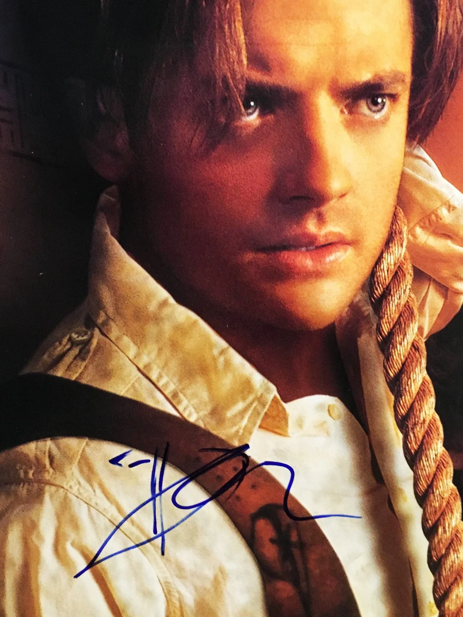 "The Mummy" 1999 Movie Poster Signed by Brandon Fraser Rachel Weisz - $2K VALUE