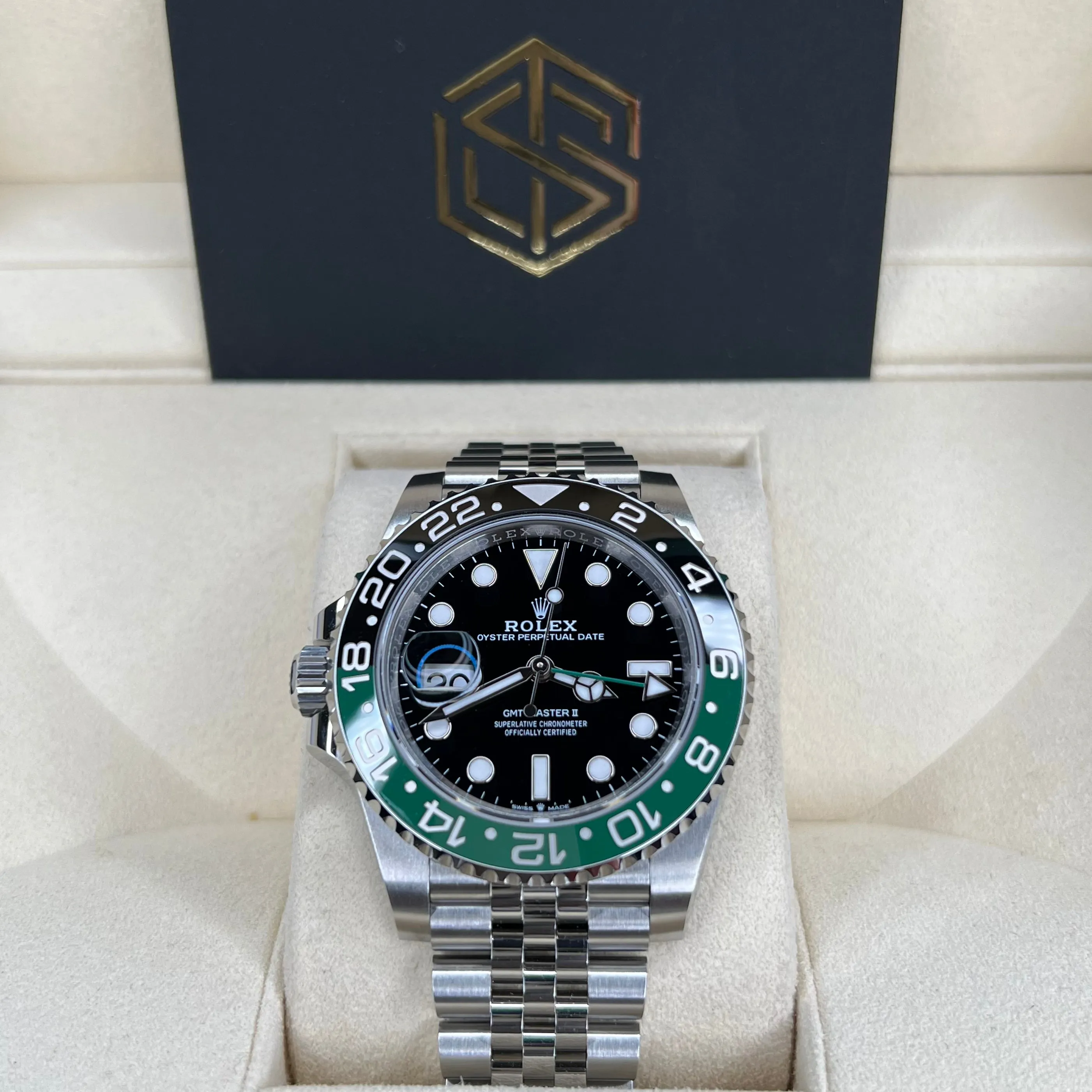 Rolex 126720VTNR GMT-Master II 'Sprite' Jubilee Bracelet 2023 Unworn Watch