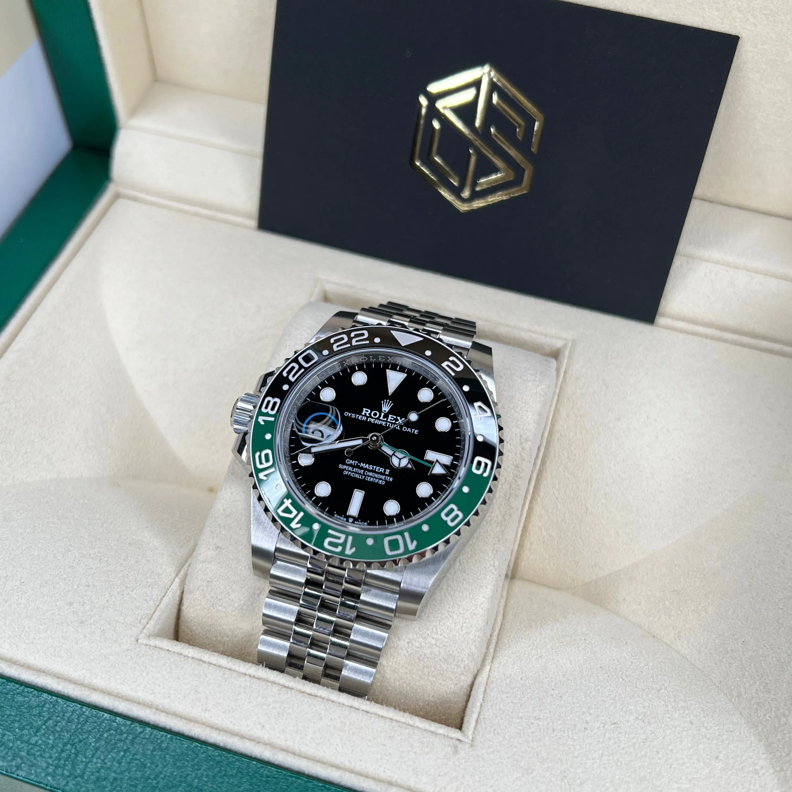 Rolex 126720VTNR GMT-Master II 'Sprite' Jubilee Bracelet 2023 Unworn Watch