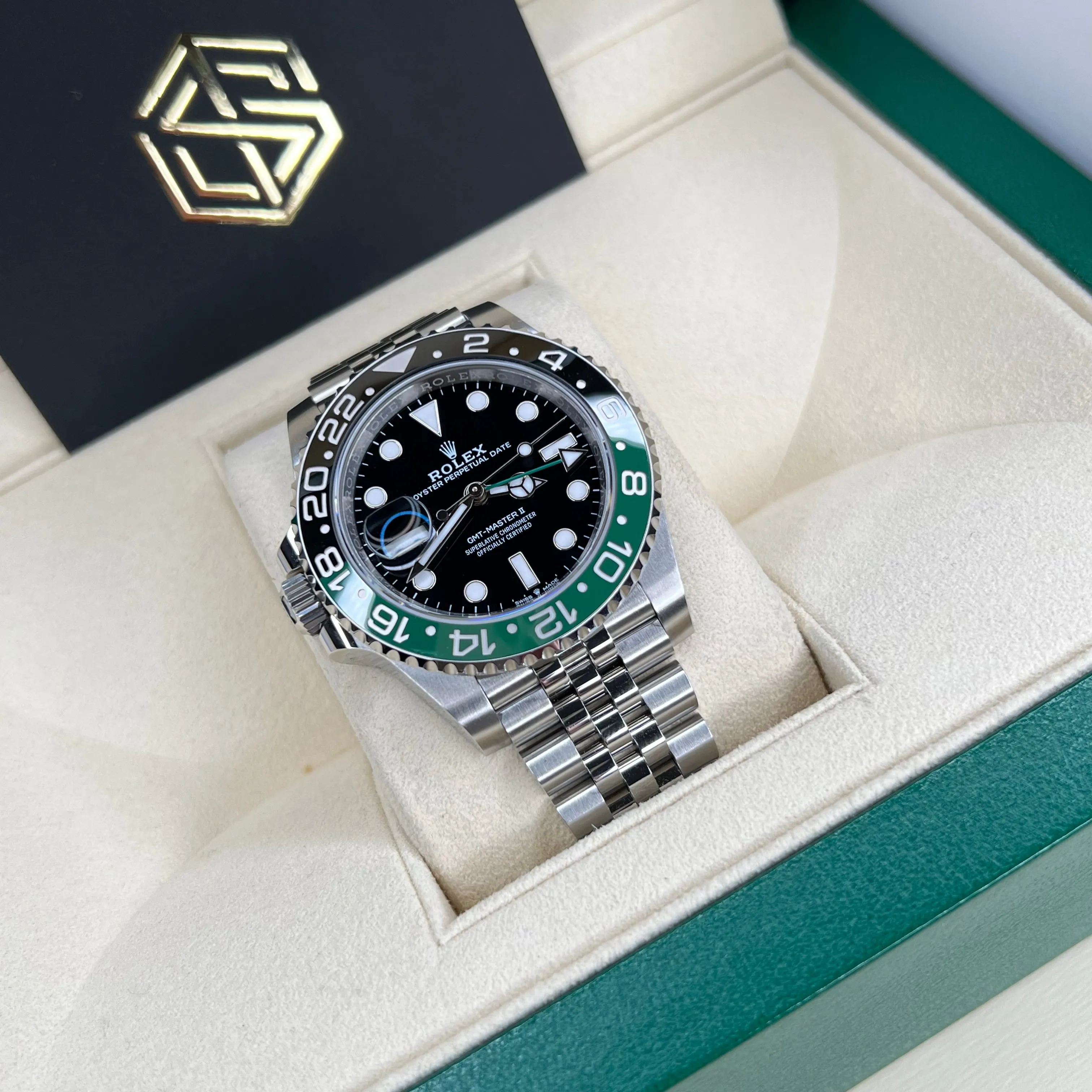 Rolex 126720VTNR GMT-Master II 'Sprite' Jubilee Bracelet 2023 Unworn Watch