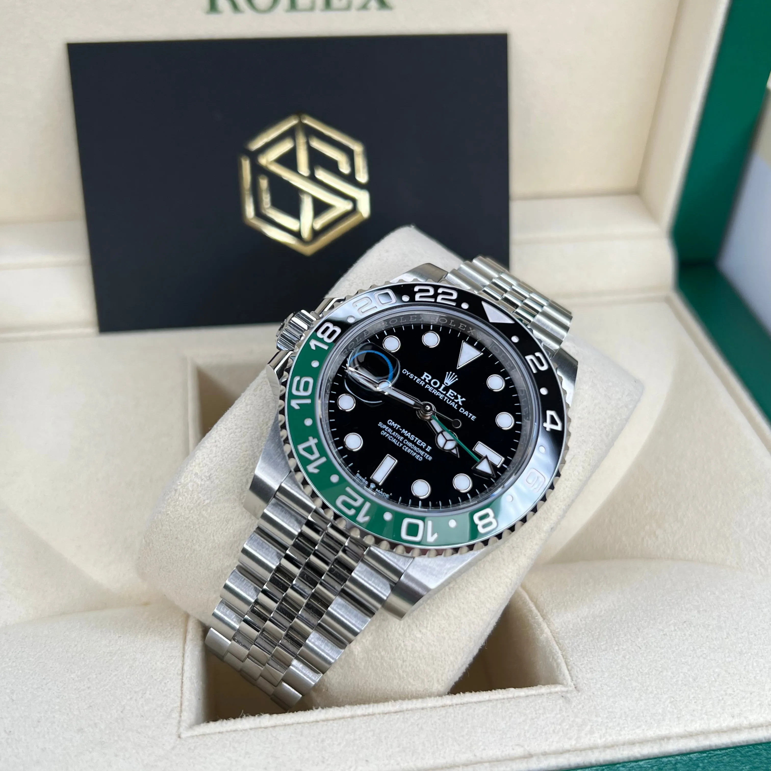 Rolex 126720VTNR GMT-Master II 'Sprite' Jubilee Bracelet 2023 Unworn Watch