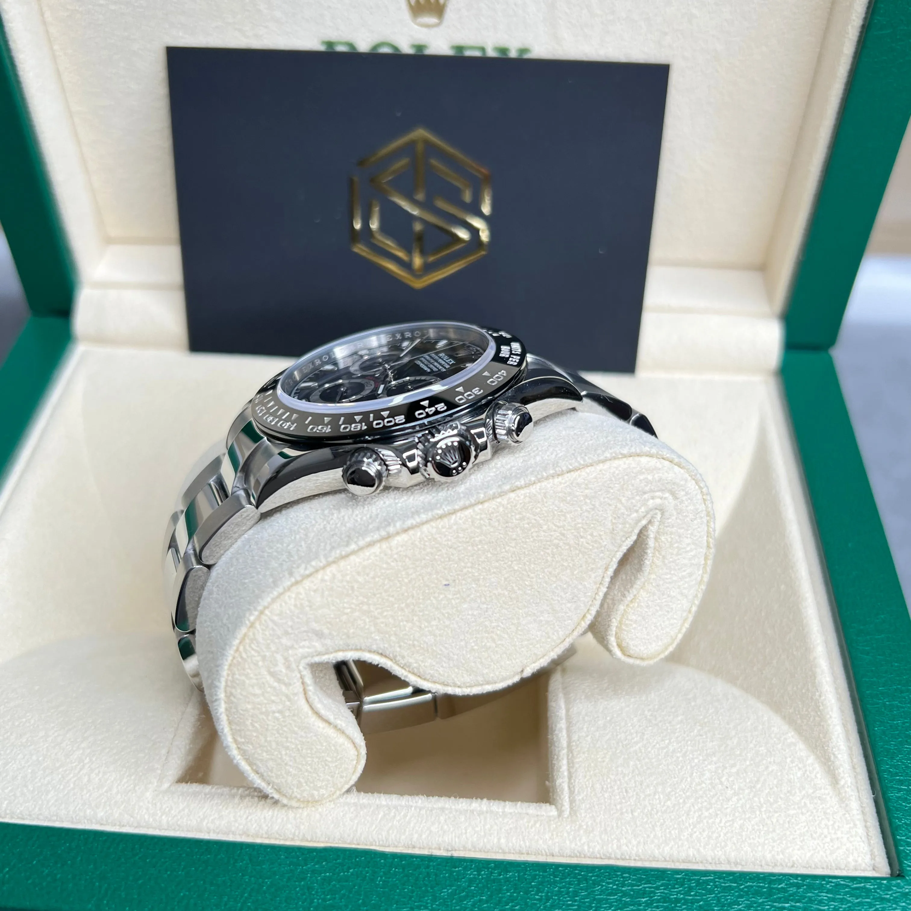 Rolex Cosmograph Daytona Ceramic Black Dial 116500LN 2016 Full Set Watch