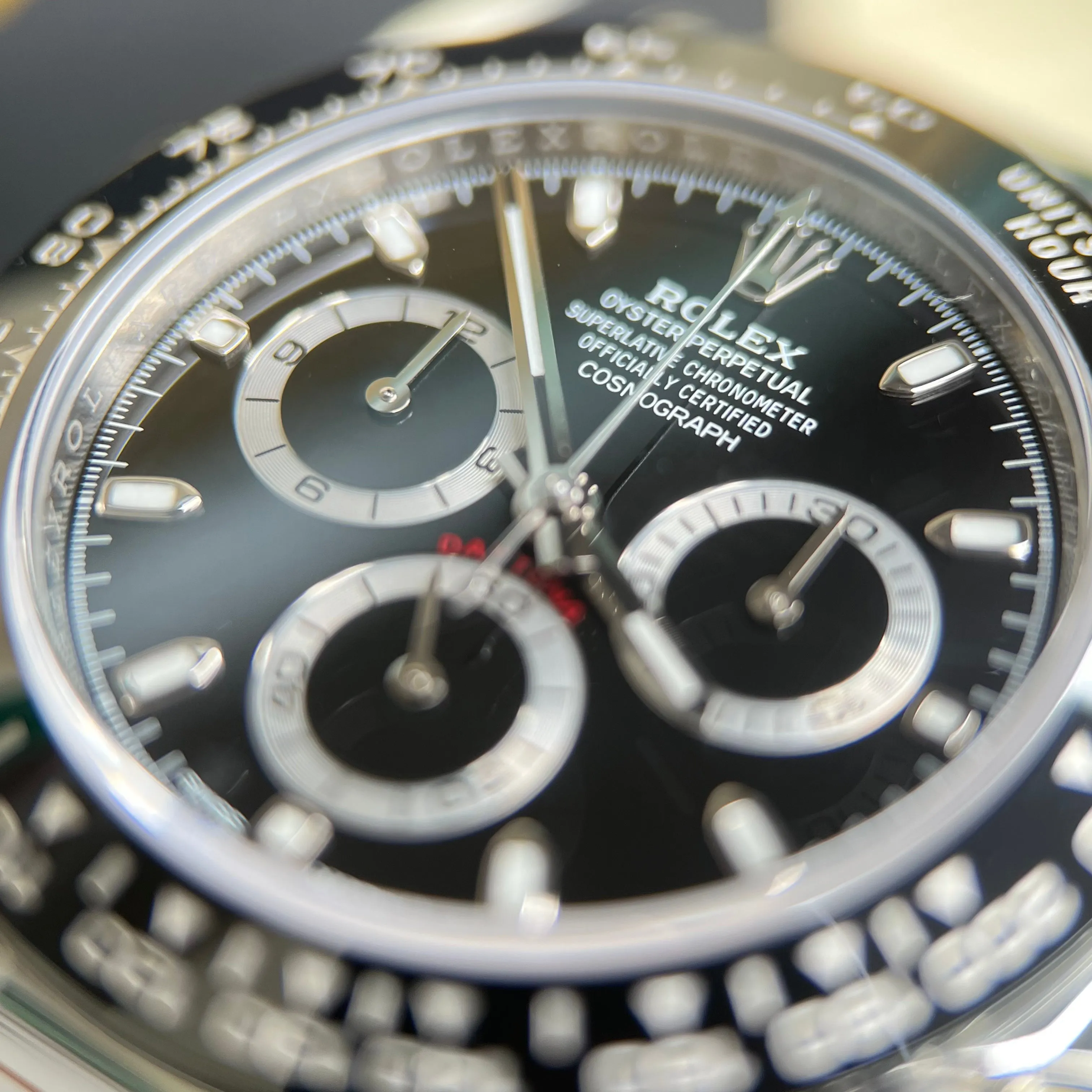 Rolex Cosmograph Daytona Ceramic Black Dial 116500LN 2016 Full Set Watch