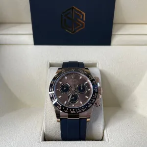 Rolex Cosmograph Daytona Oyster Flex Everose Chocolate Dial 116515LN 2021 Unworn Full Set Watch