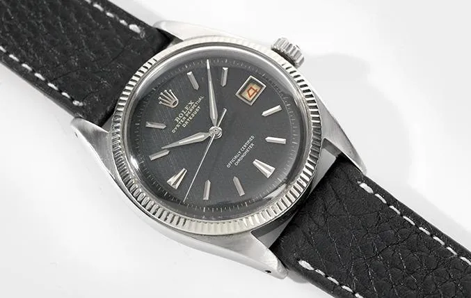 Rolex Datejust Black Honeycomb Dial 6305-1