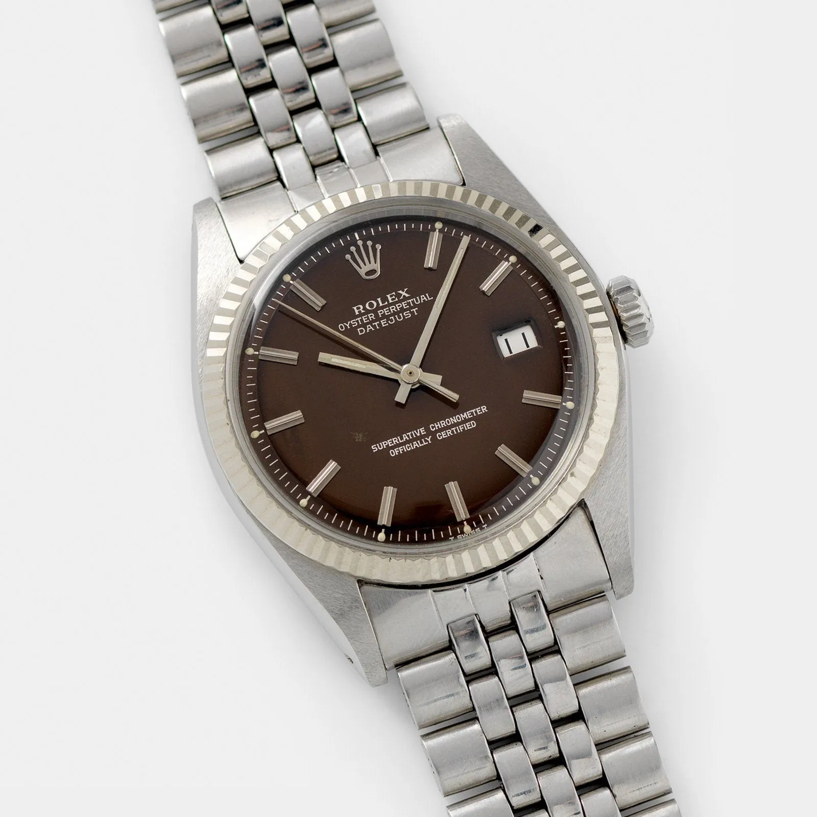 Rolex Datejust Tropical Dial Reference 1601 Box and Papers