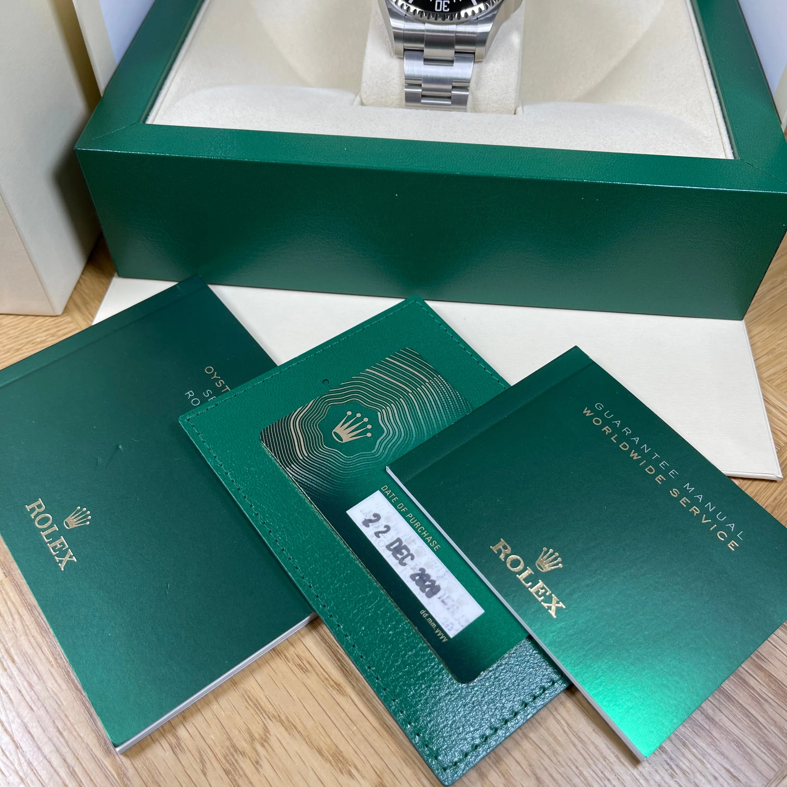 Rolex DeepSea James Cameron 126660 2020 Mint Condition Full Set Watch