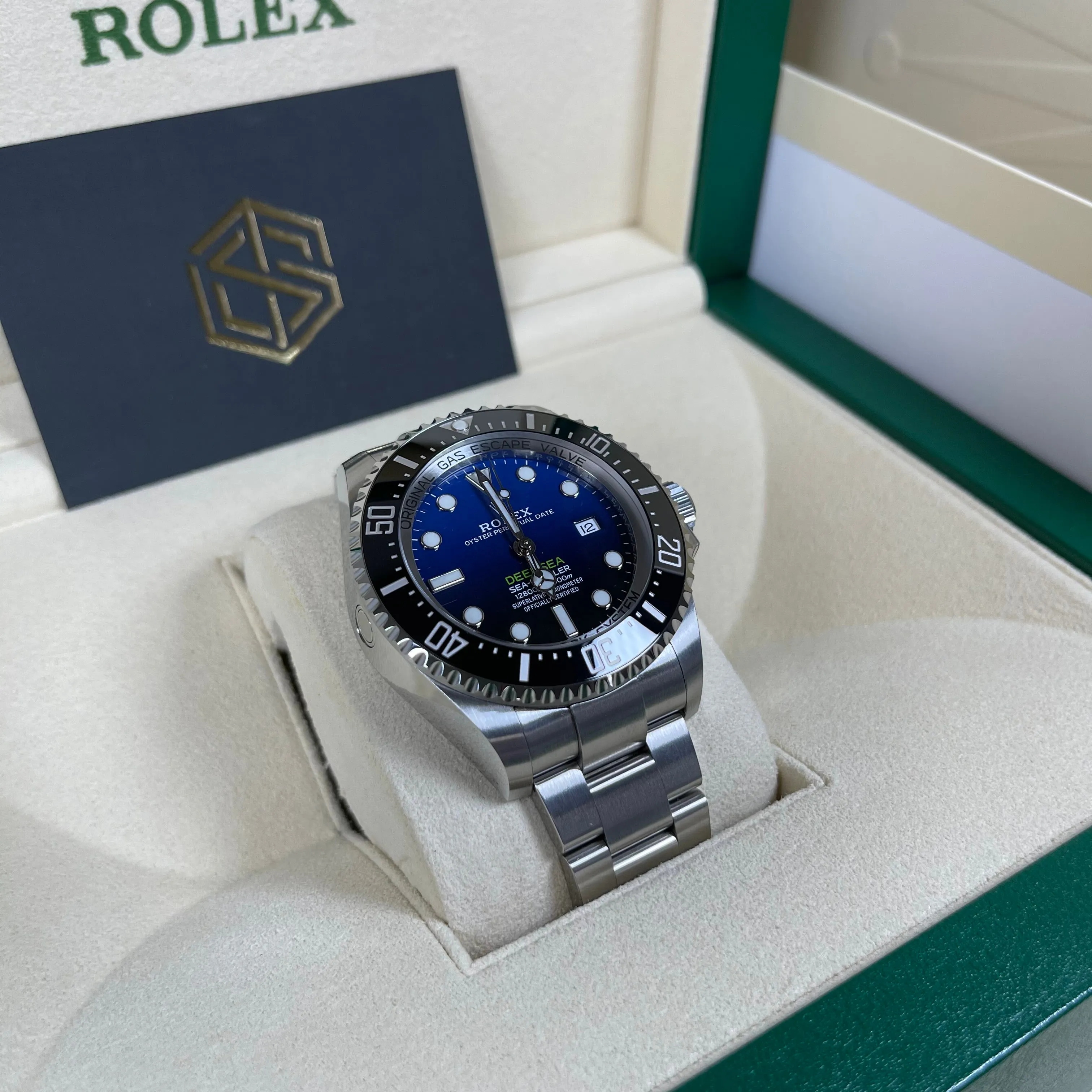 Rolex DeepSea James Cameron 126660 2020 Mint Condition Full Set Watch