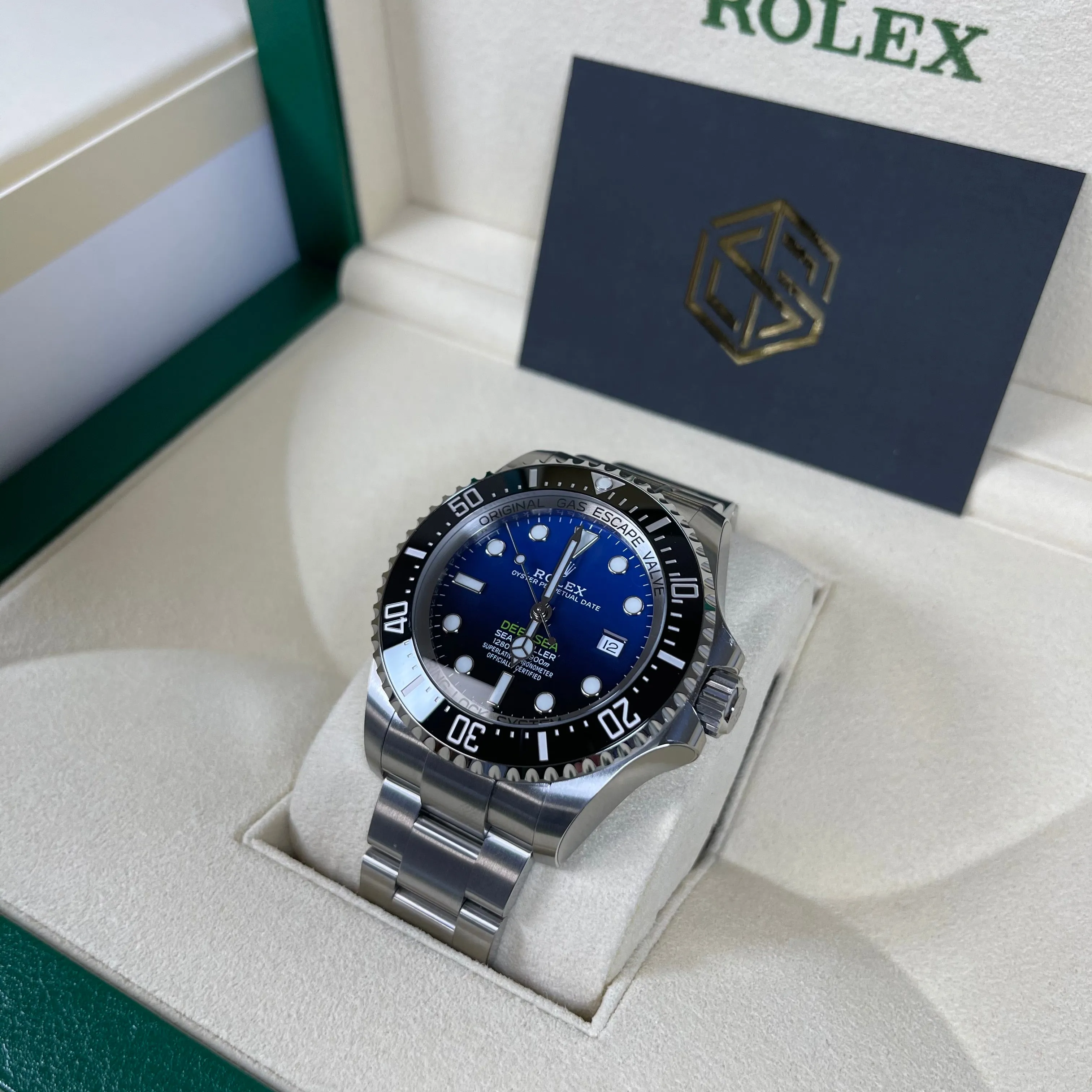 Rolex DeepSea James Cameron 126660 2020 Mint Condition Full Set Watch