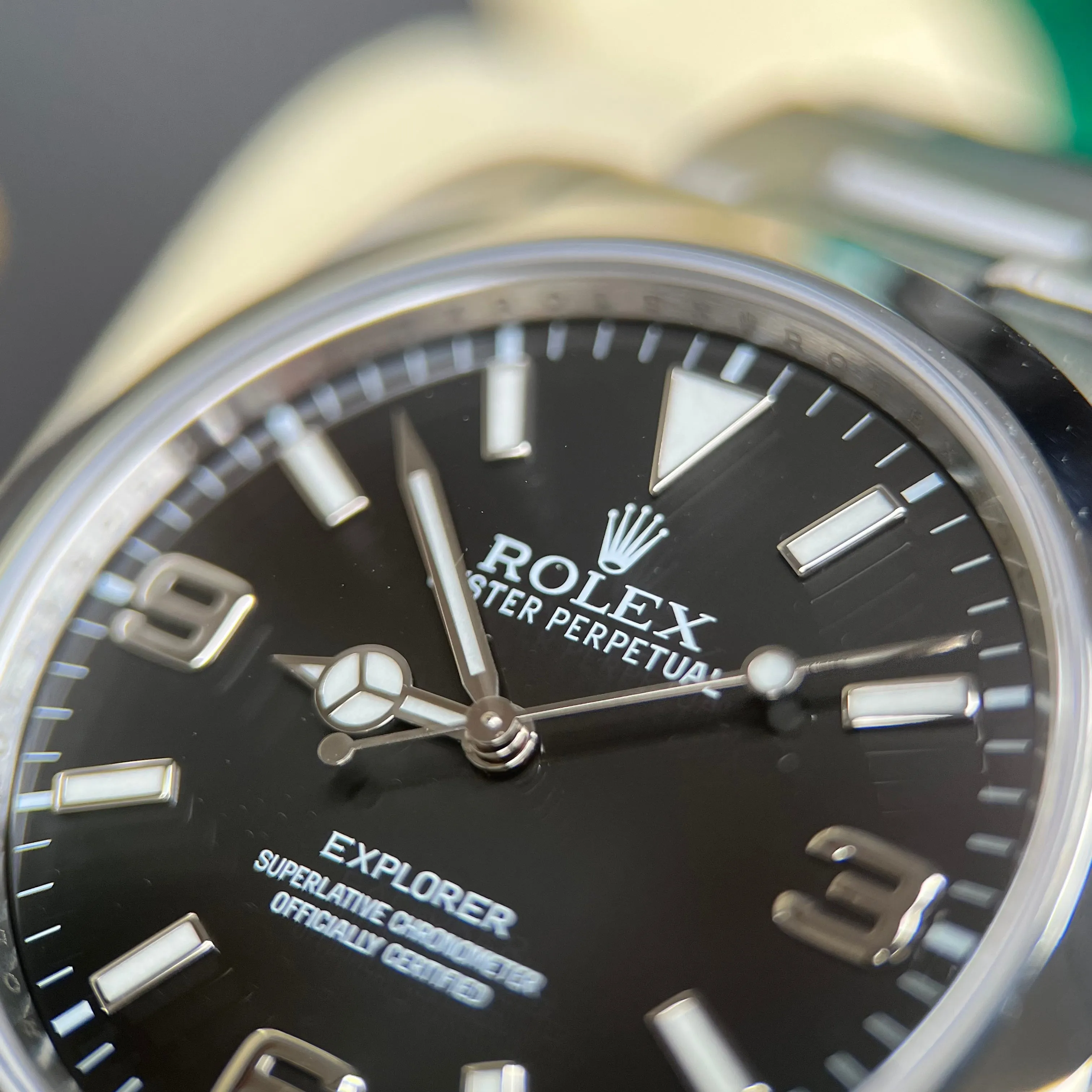 Rolex Explorer I 214270 39mm 2015 Full Set Watch