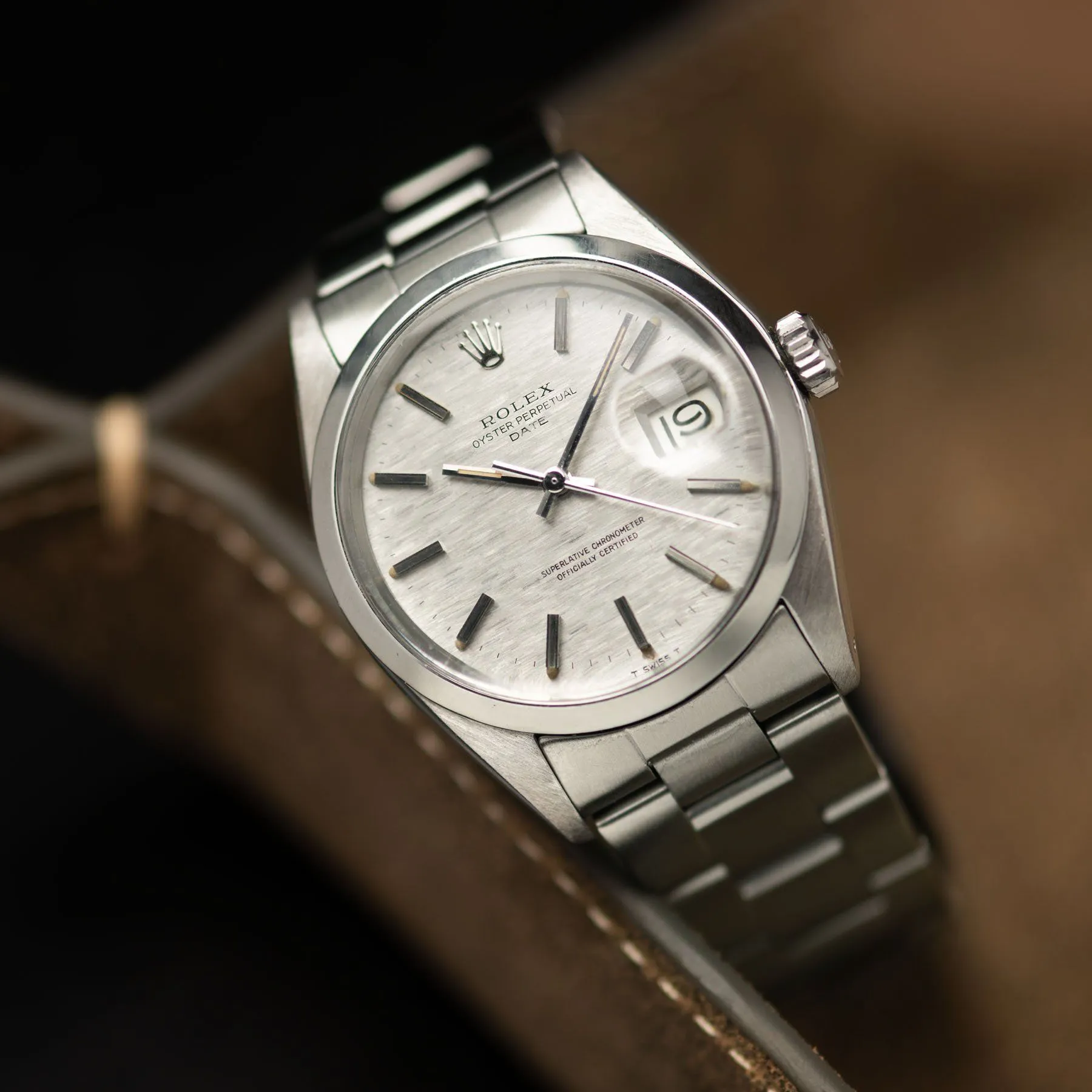 Rolex Oyster Perpetual Date 1500 Brick Dial