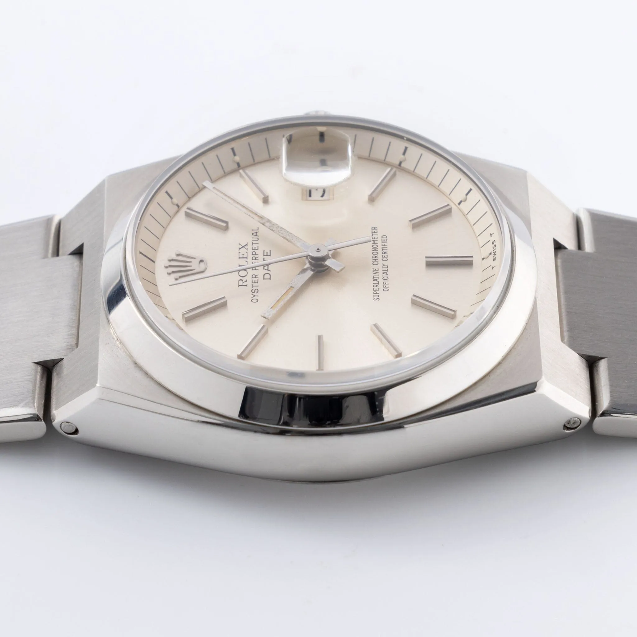 Rolex Oyster Perpetual Date Silver Dial Ref 1530