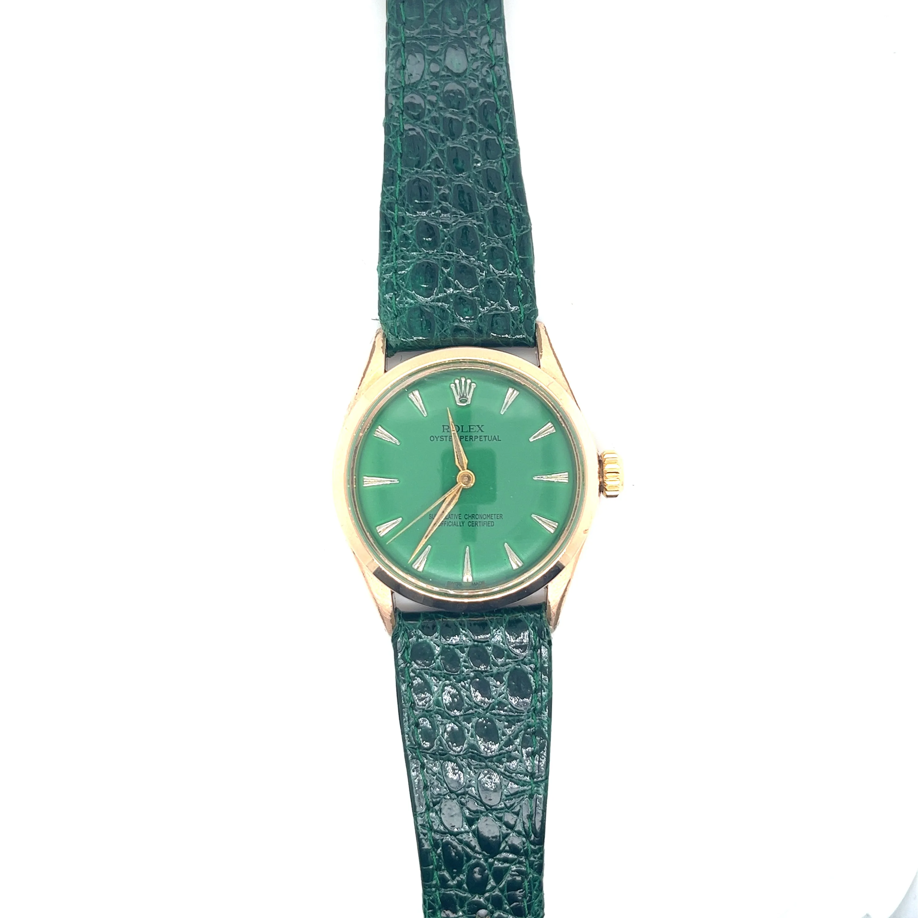 Rolex Oyster Perpetual Green Dial
