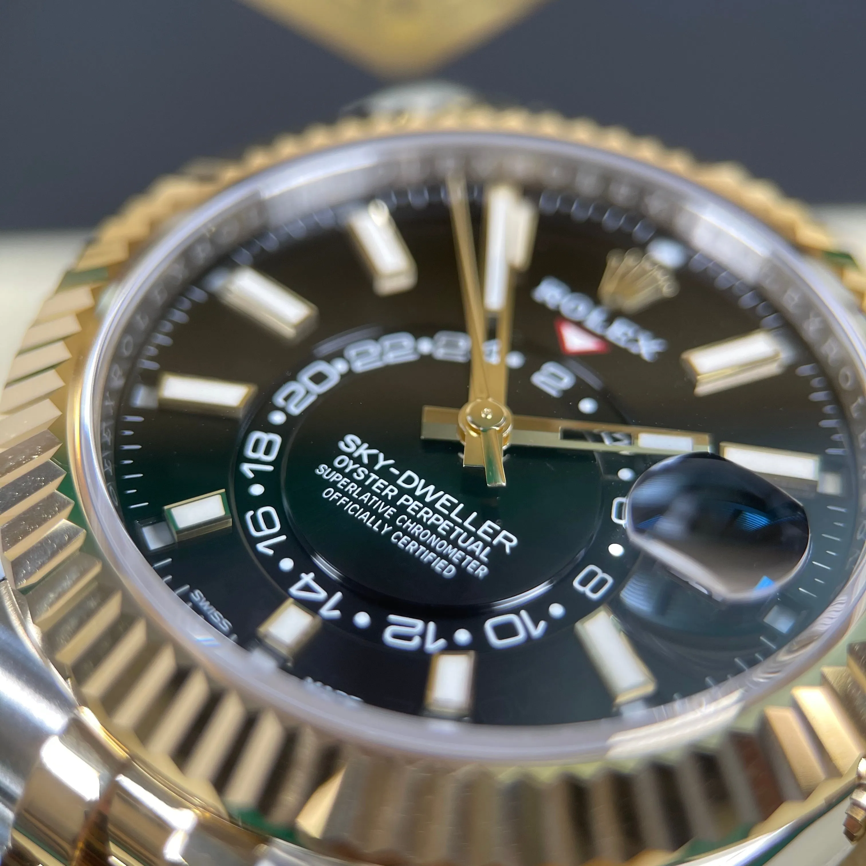 Rolex Sky-Dweller Jubilee Black Dial 326933 Brand New 2021 Model Watch