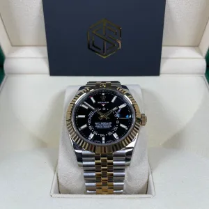 Rolex Sky-Dweller Jubilee Black Dial 326933 Brand New 2021 Model Watch
