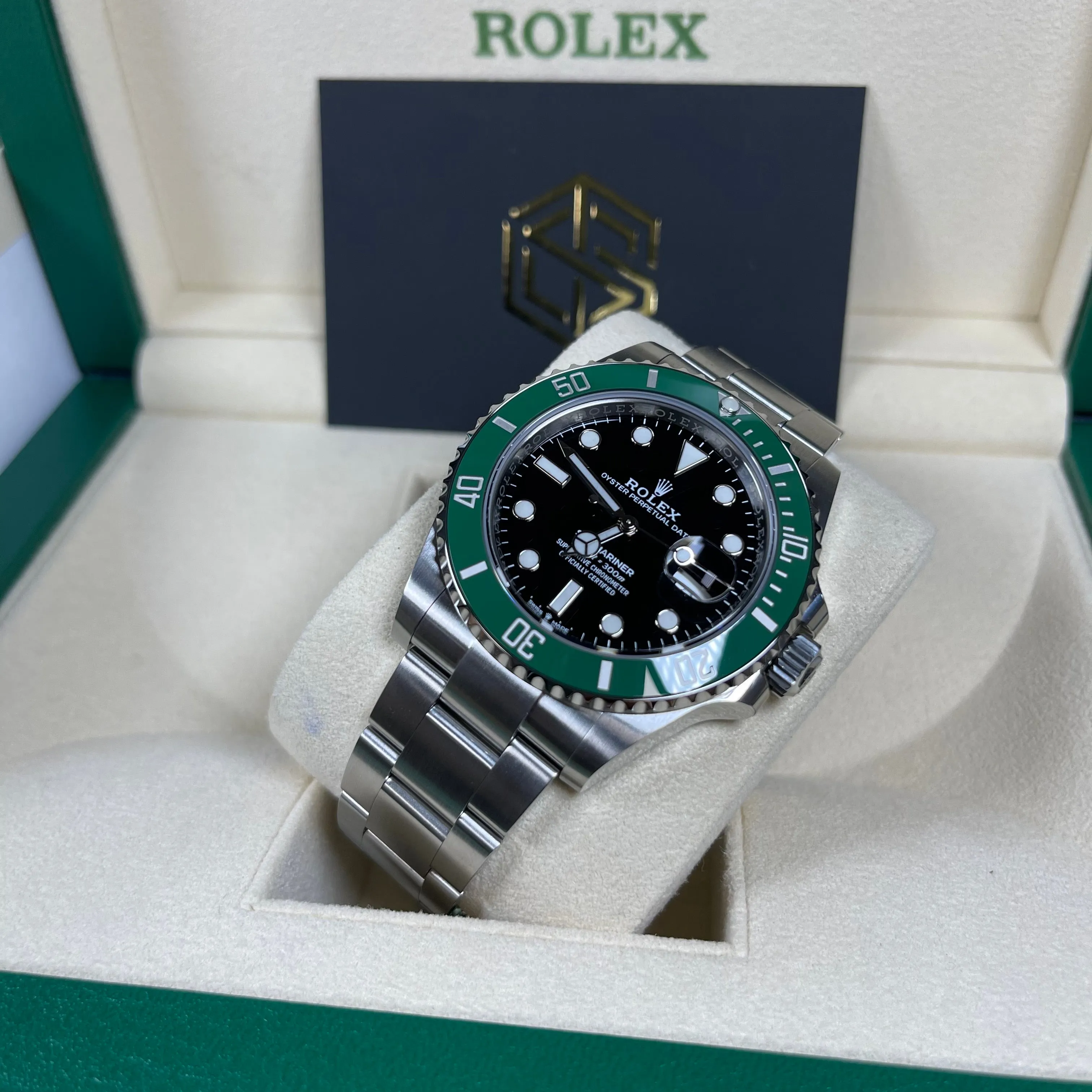 Rolex Submariner Date 'Starbucks' 126610LV 41mm Unworn Sept 2021 Full Set Watch