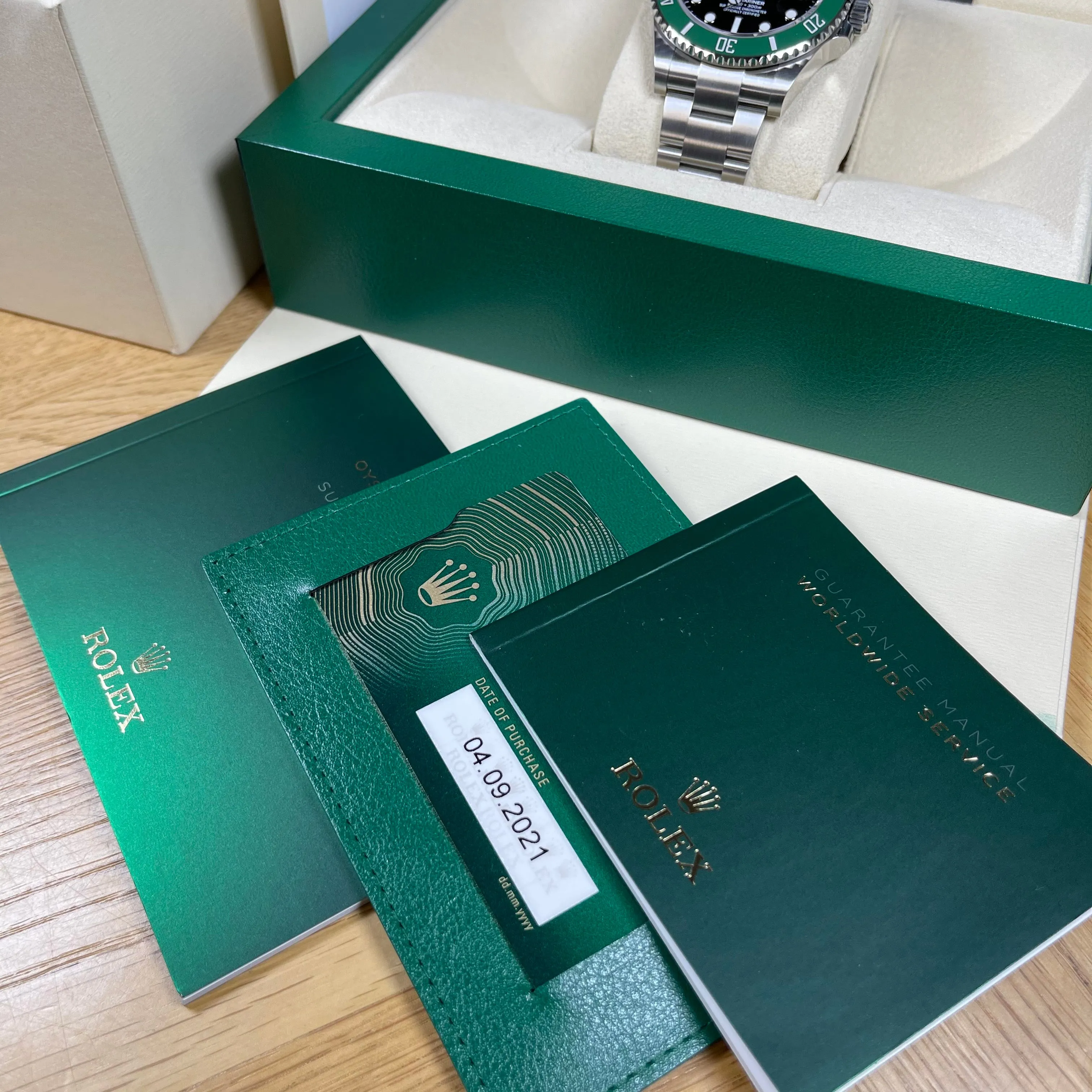 Rolex Submariner Date 'Starbucks' 126610LV 41mm Unworn Sept 2021 Full Set Watch