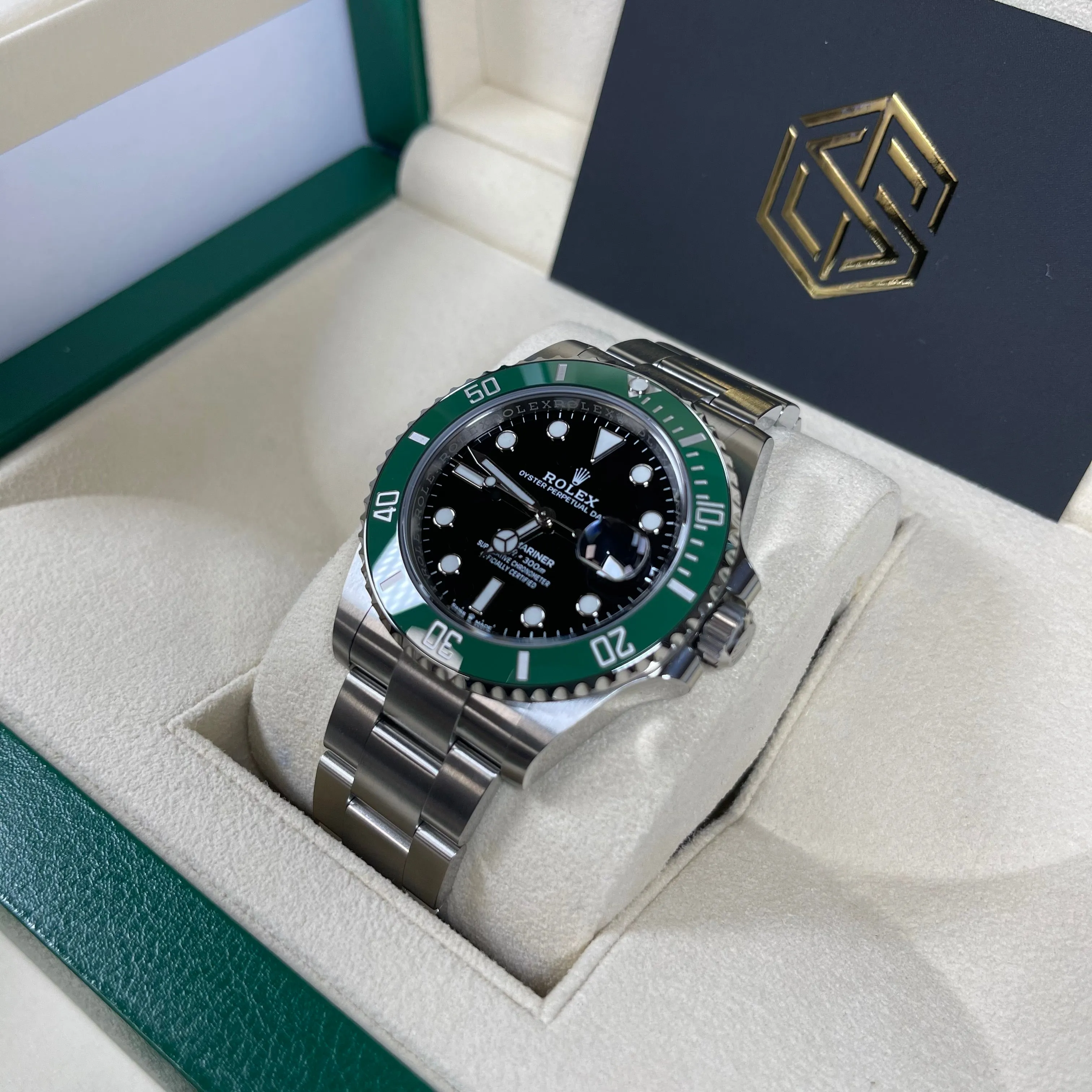 Rolex Submariner Date 'Starbucks' 126610LV 41mm Unworn Sept 2021 Full Set Watch