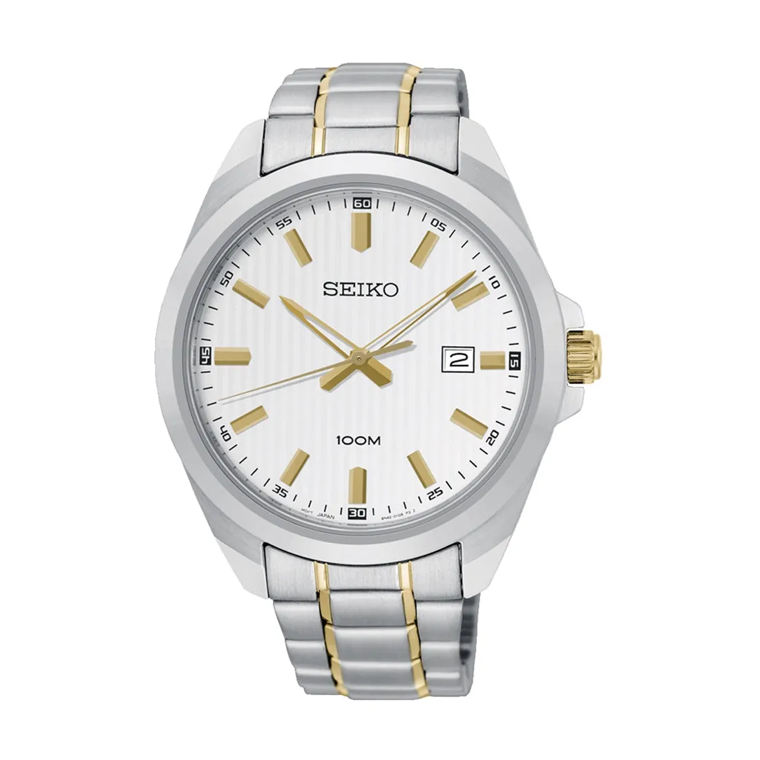 Seiko Mens Two Tone Watch Model SUR279P