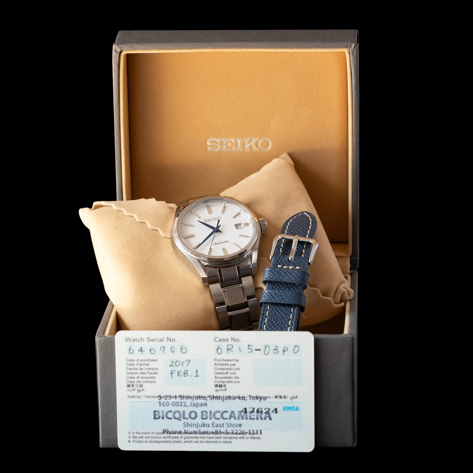 Seiko - Presage White Dial SARX033
