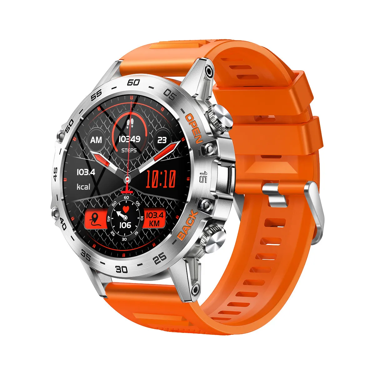 Smart Watch for Men Answer/Make Calls 1.39" Smartwatch Voice Assistant Notification Fitness Watch Fitness Tracker Pedometer Watch with Heart Rate Monitor Sleep Tracker 100  Training Modes for Android iOS