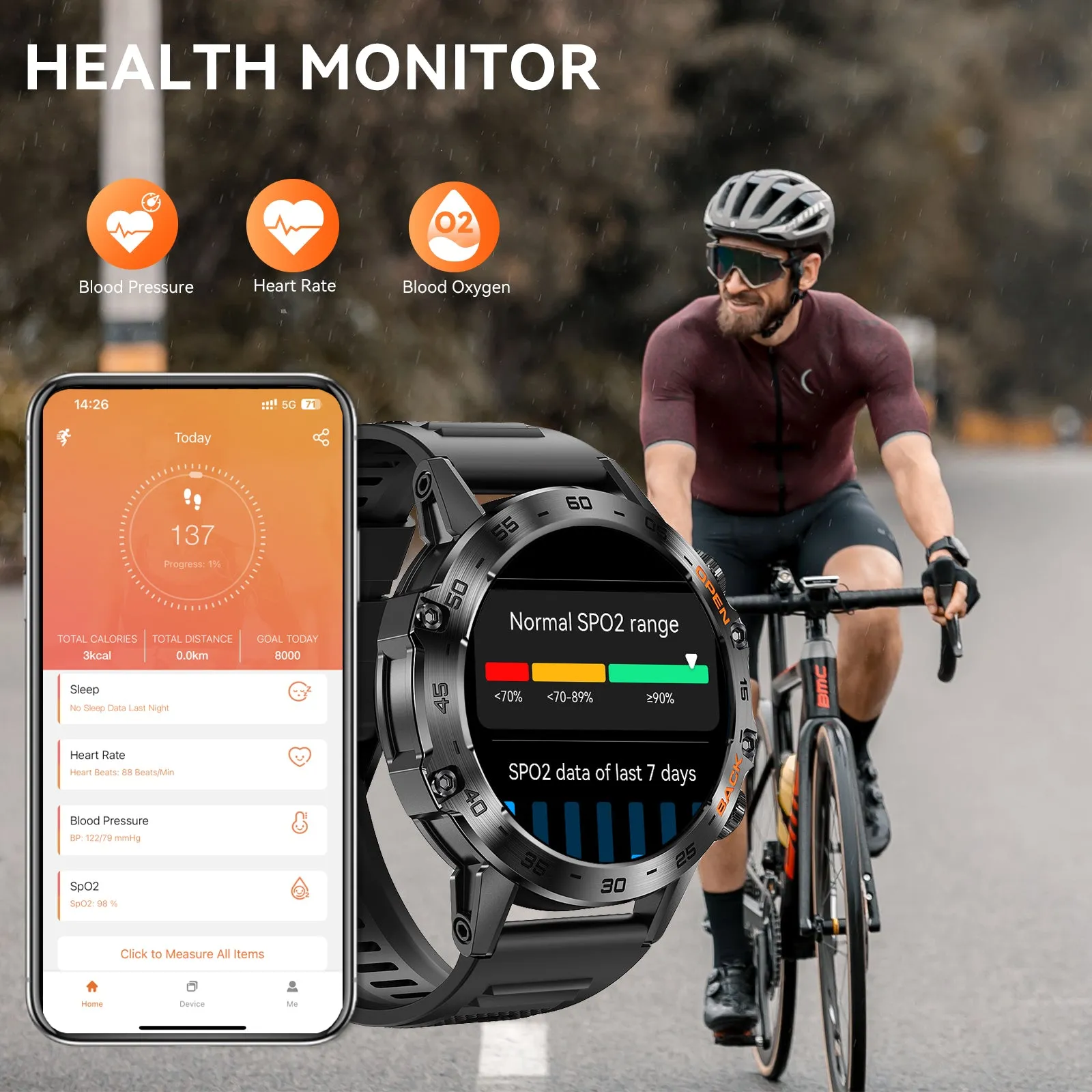 Smart Watch for Men Answer/Make Calls 1.39" Smartwatch Voice Assistant Notification Fitness Watch Fitness Tracker Pedometer Watch with Heart Rate Monitor Sleep Tracker 100  Training Modes for Android iOS