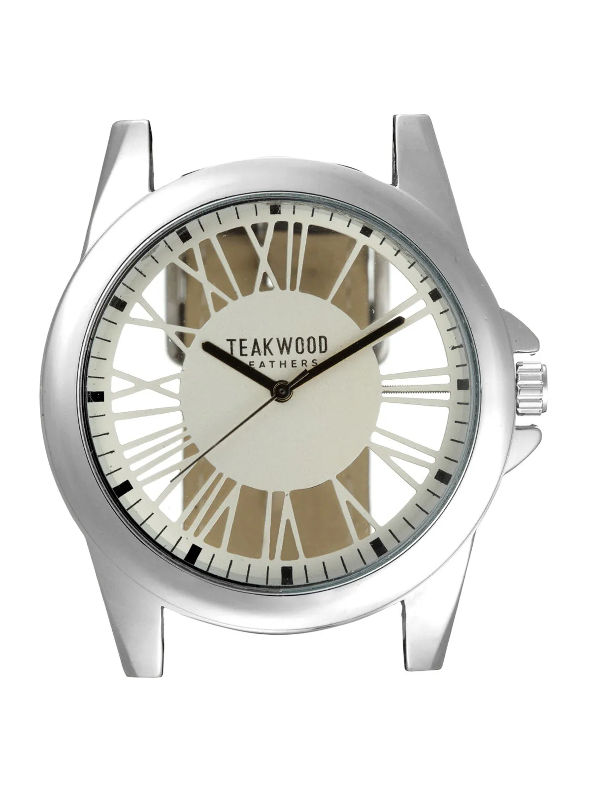 Teakwood Leather Beige Men's Analog Watch