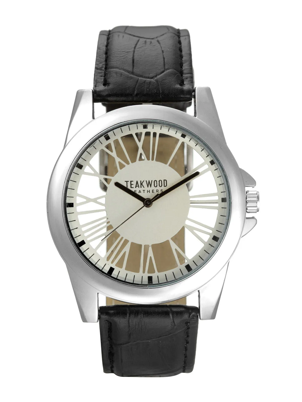 Teakwood Leather Beige Men's Analog Watch