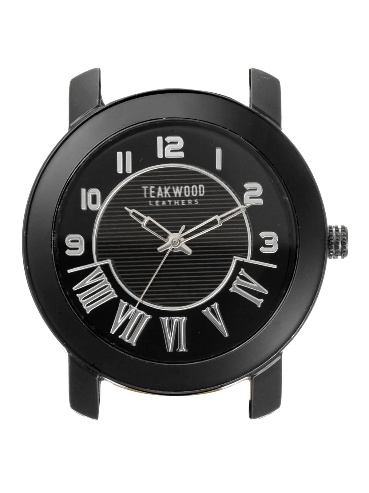 Teakwood Leather Black Men's Analog Watch