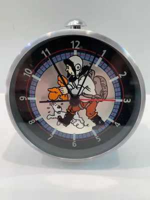 Tintin Flight Ready Alarm Clock