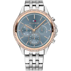 Tommy Hilfiger Crystal Blue Dial Ladies Watch 1781976