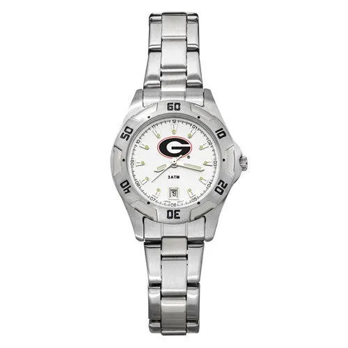 UNIV OF GEORGIA ALL-PRO WOMEN'S CHROME WATCH W/BRACELET
