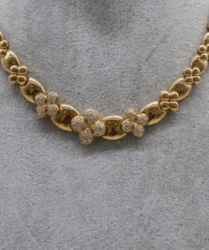 VCA 26 Clover 18K Yellow Gold Diamond Necklace LV044 DXBS2502