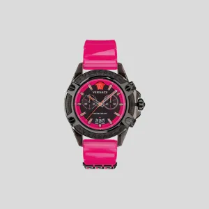 Versace Pink Icon Active Chronograph Watch