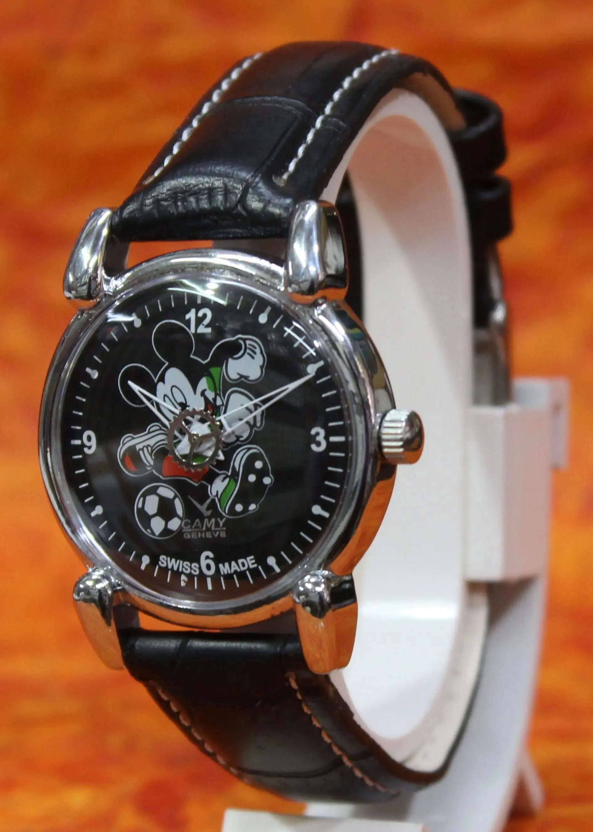 Vintage Swiss Made Watch Camy Geneva 17 Jewels FHF ST96 Hand Wind Mechanism