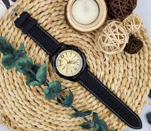 W3694 - Retro Black Men's Fashion Watch