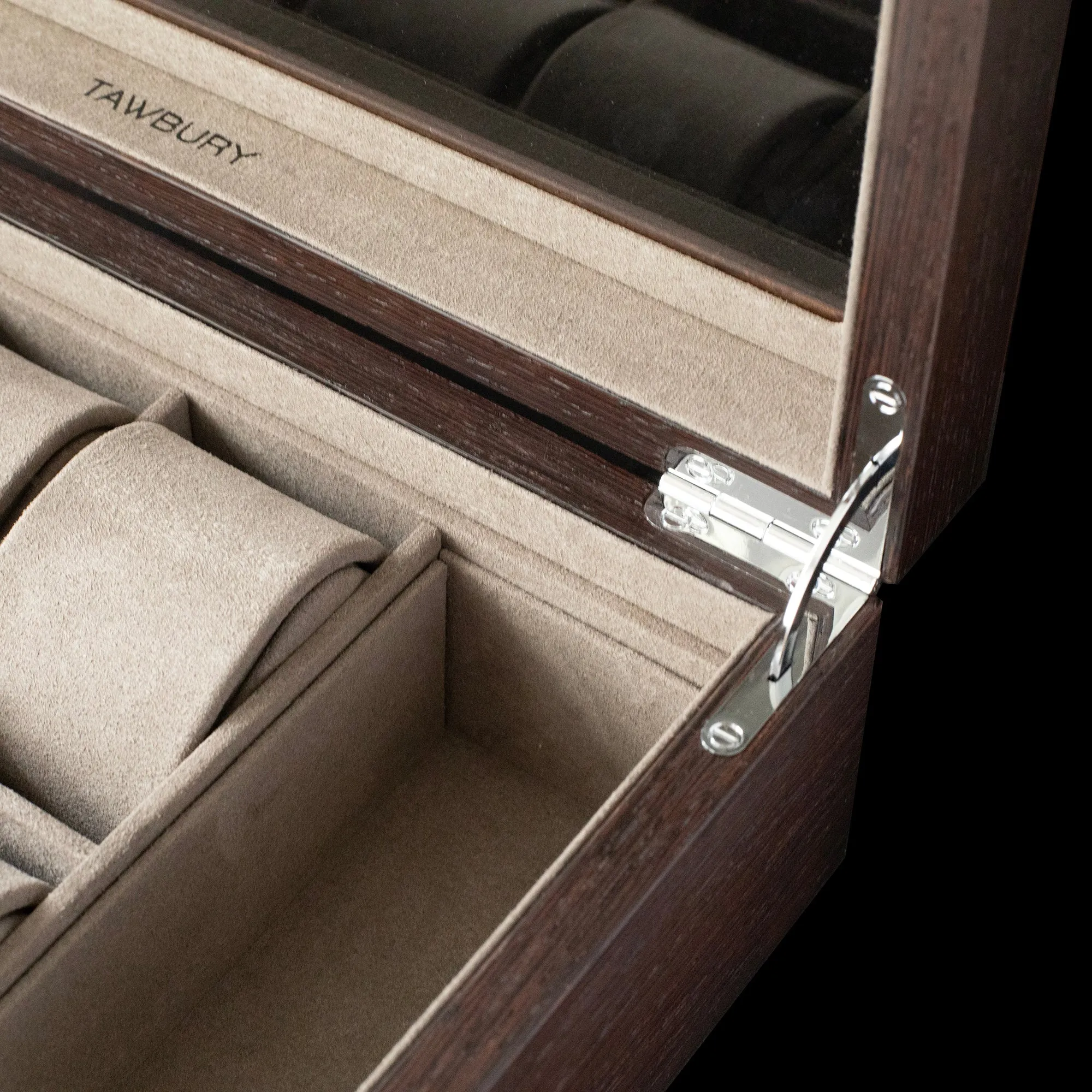 Watch Box - Tawbury Grove 12 Slot with Glass Lid