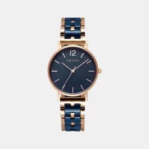 Women Blue Analog Stainless Steel Watch V197LXVLSL