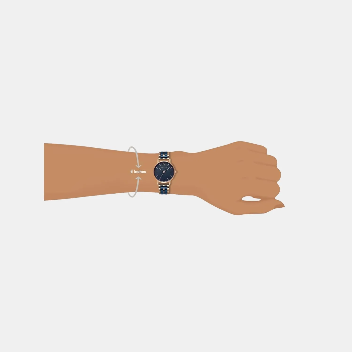 Women Blue Analog Stainless Steel Watch V197LXVLSL